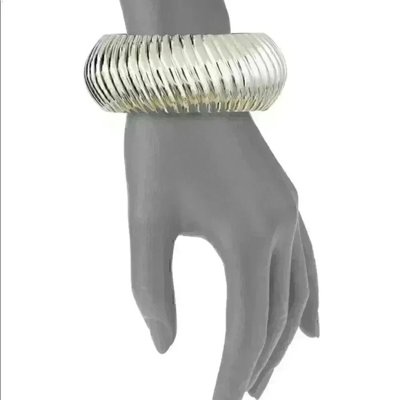 saks Fifth Avenue Ribbed Cuffed Bracelet - Picture 2 of 2